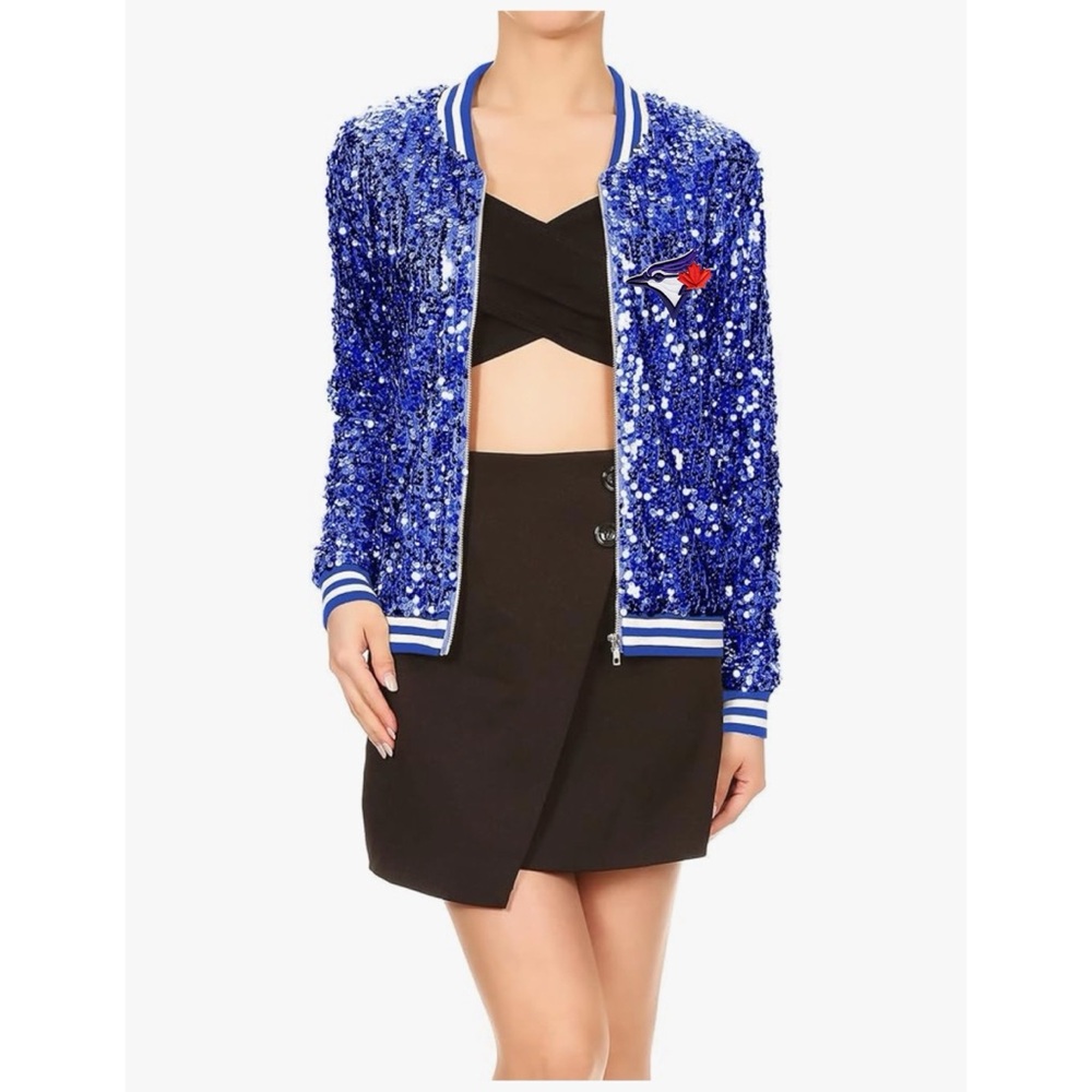 Blue Jays Sequin Bomber S, M, L, XL